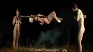 Puerca a la parrilla