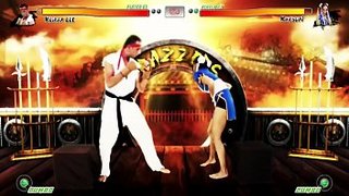 Parodia porno de Street Fighter II. Chun Li echando pasión con Ryu