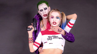 Aventura sexual de Harley Quinn. Joker rescata a su novia de la prisión