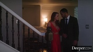 Cogiendo súper sexy entre sus brazos. Abigail Mac