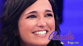 Claudia del programa de televisión MYHYV termina grabando porno con FAKings