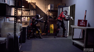 Suicide Squad XXX - Escena 4. Deadshot le da por atrás a Katana