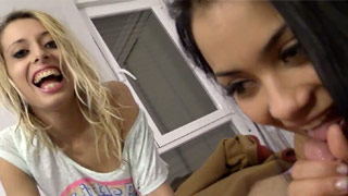 Erika Sevilla y Carol Linda chupan como aspiradoras, güey