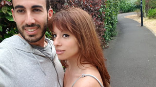 Pareja de enamorados echando pasión. MadeInCanarias