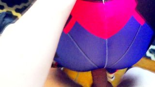 Cosplay de Overwatch donde Amadani coge como D.VA