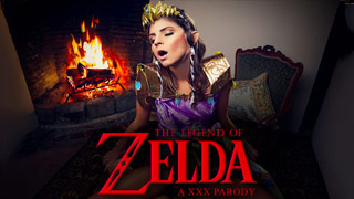 La leyenda de Zelda - Parodia XXX. La princesa Zelda se levanta el vestido y chupa