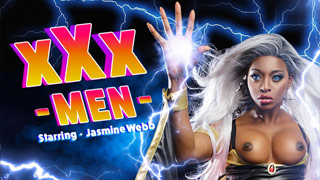 X-Men - Parodia XXX. Tormenta cabalgando una verga blanca enemiga, compadre