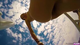 Spring Break Lake Powell 1 - Rubias flacas cogiendo en el yate