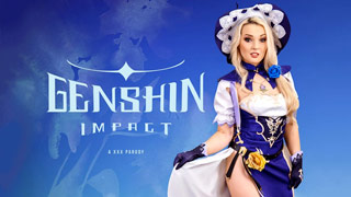 Genshin Impact - Parodia XXX. Lisa Minci te enseña a coger