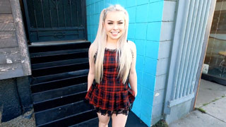 La chavita rubia Haley Spades penetrada en su primer casting porno