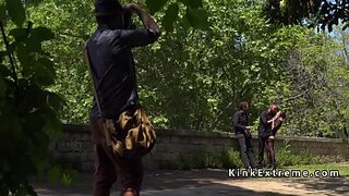 Frida Sante desnuda y cogida en la calle