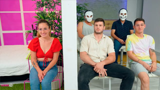 Un coñito argentino para cuatro vergas españolas. Ammy Redhead