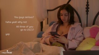 Cumpliendo la fantasía cochina de Hailey Rose: ¡No se hagan bueyes, échenme todos!