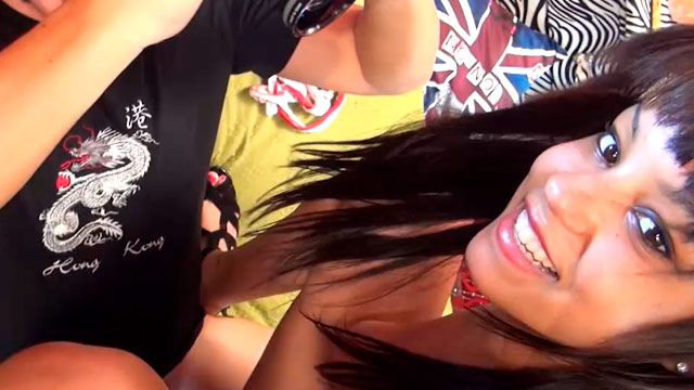 Corrida de Conrad Son en la carita de Sasha Jones después de un buen cogidón